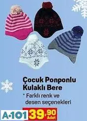 ÇOCUK PONPONLU KULAKLI BERE